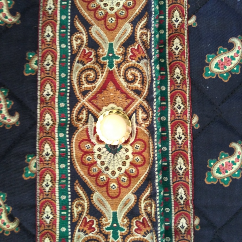 Rare Vintage Vera Bradley Blazer "Navy" Size Small - Picture 3 of 8